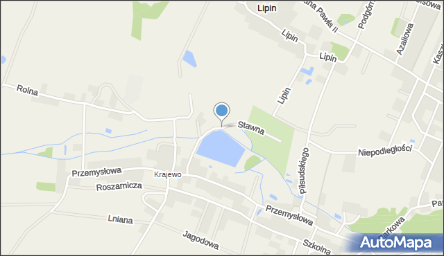 Radwanice powiat polkowicki, Stawna, mapa Radwanice powiat polkowicki