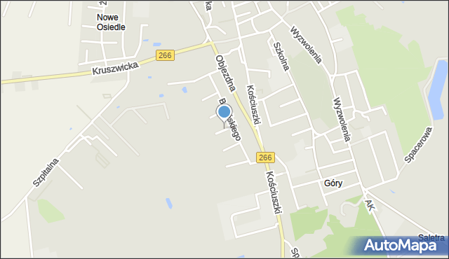 Radziejów, Stachury Edwarda, mapa Radziejów