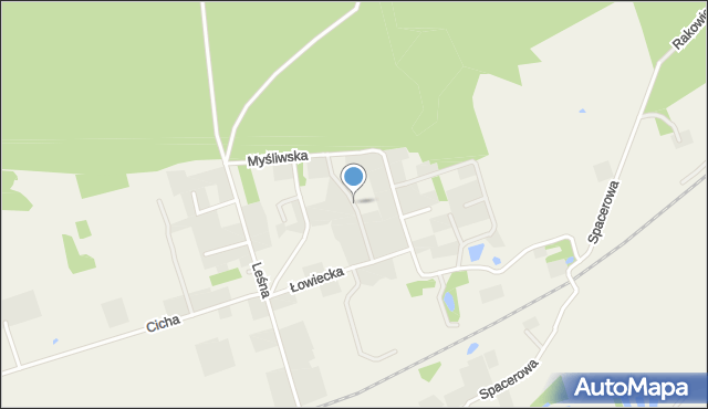 Rakowiec gmina Kwidzyn, Strzelecka, mapa Rakowiec gmina Kwidzyn