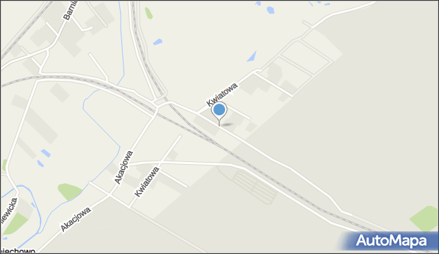 Rębiechowo, Storczykowa, mapa Rębiechowo