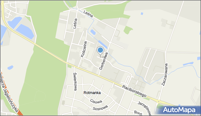 Rotmanka, Storczykowa, mapa Rotmanka