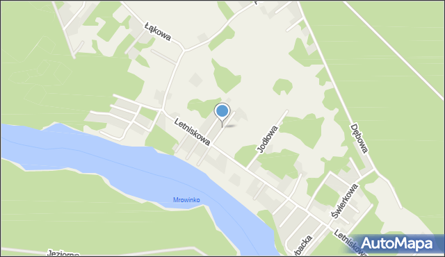 Rybakowo, Strzelecka, mapa Rybakowo