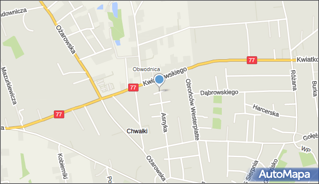 Sandomierz, Staffa Leopolda, mapa Sandomierza