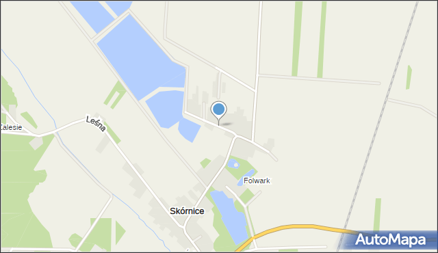 Skórnice, Stara Wieś, mapa Skórnice