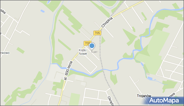 Sochaczew, Stanisława Augusta Poniatowskiego, mapa Sochaczew