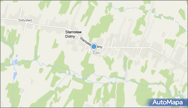 Stanisław Dolny, Stanisław Dolny, mapa Stanisław Dolny