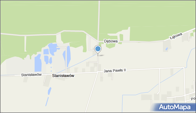 Stanisławów gmina Dąbrówka, Stanisławów, mapa Stanisławów gmina Dąbrówka