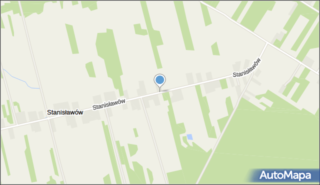 Stanisławów gmina Głowaczów, Stanisławów, mapa Stanisławów gmina Głowaczów