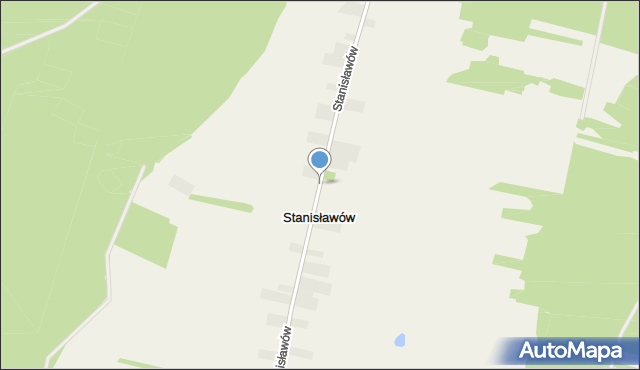 Stanisławów gmina Odrzywół, Stanisławów, mapa Stanisławów gmina Odrzywół