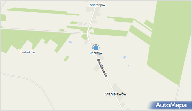 Stanisławów gmina Ulan-Majorat, Stanisławów, mapa Stanisławów gmina Ulan-Majorat