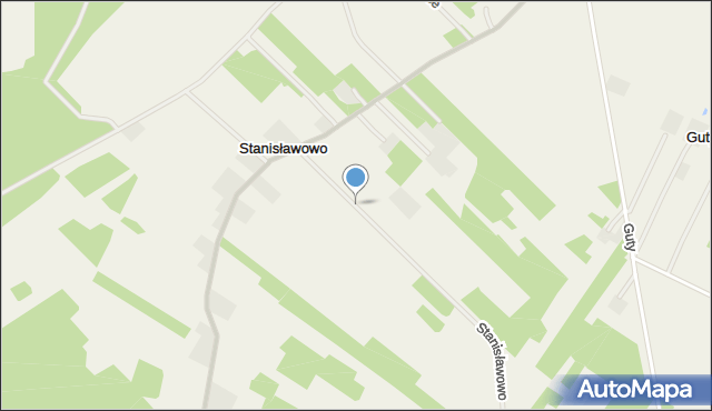 Stanisławowo gmina Serock, Stanisławowo, mapa Stanisławowo gmina Serock