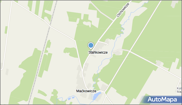 Stankowicze, Stankowicze, mapa Stankowicze