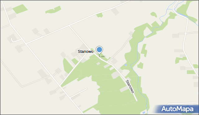 Stanowo gmina Bodzanów, Stanowo, mapa Stanowo gmina Bodzanów