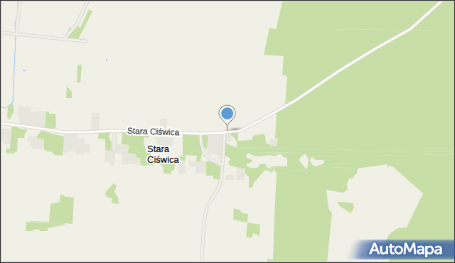 Stara Ciświca, Stara Ciświca, mapa Stara Ciświca