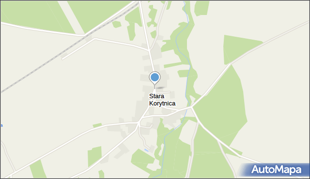 Stara Korytnica, Stara Korytnica, mapa Stara Korytnica