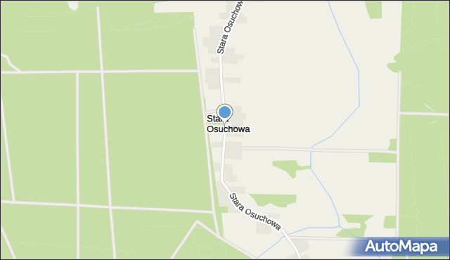 Stara Osuchowa, Stara Osuchowa, mapa Stara Osuchowa