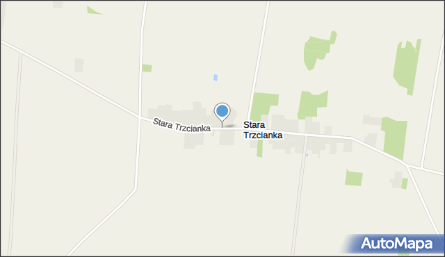 Stara Trzcianka, Stara Trzcianka, mapa Stara Trzcianka