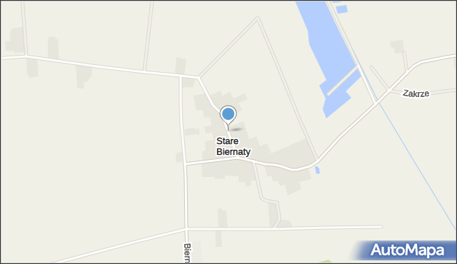 Stare Biernaty, Stare Biernaty, mapa Stare Biernaty
