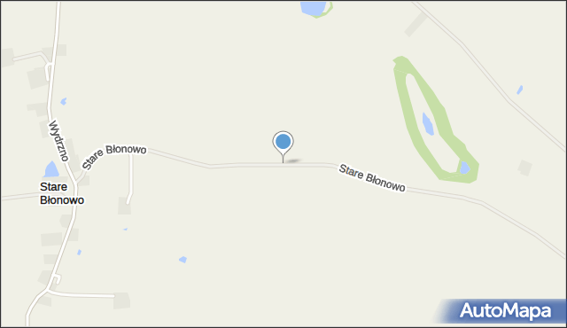 Stare Błonowo, Stare Błonowo, mapa Stare Błonowo