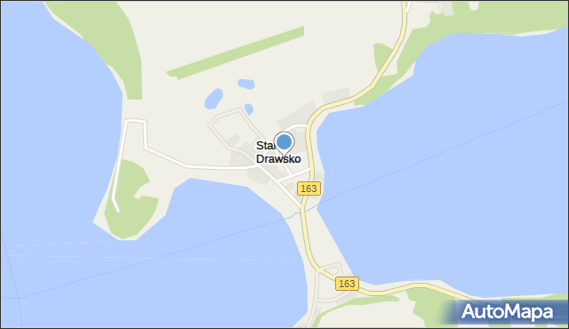 Stare Drawsko, Stare Drawsko, mapa Stare Drawsko