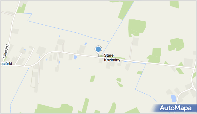 Stare Koziminy, Stare Koziminy, mapa Stare Koziminy