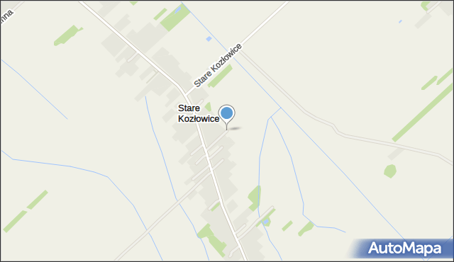 Stare Kozłowice, Stare Kozłowice, mapa Stare Kozłowice