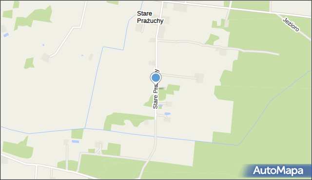 Stare Prażuchy, Stare Prażuchy, mapa Stare Prażuchy