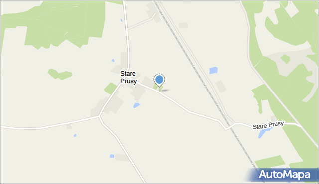 Stare Prusy, Stare Prusy, mapa Stare Prusy