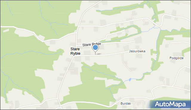 Stare Rybie, Stare Rybie, mapa Stare Rybie