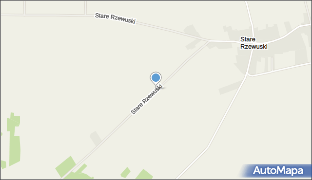 Stare Rzewuski, Stare Rzewuski, mapa Stare Rzewuski