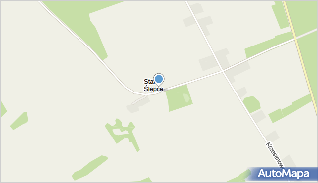 Stare Ślepce, Stare Ślepce, mapa Stare Ślepce