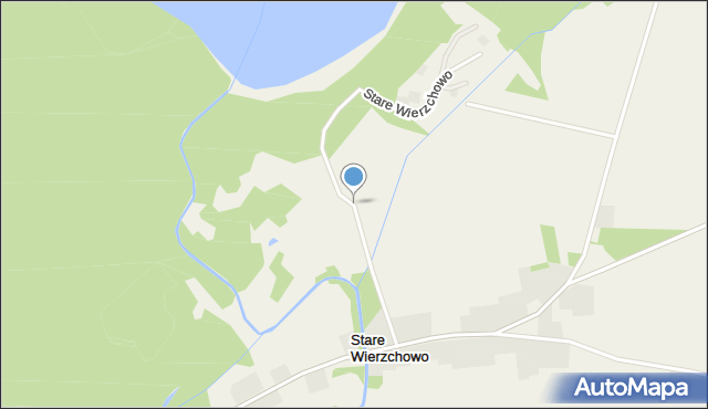 Stare Wierzchowo, Stare Wierzchowo, mapa Stare Wierzchowo