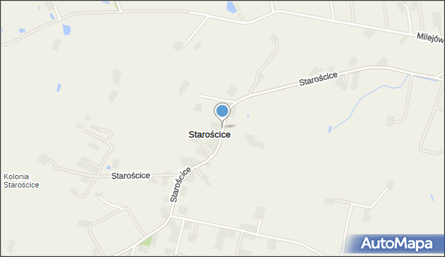 Starościce, Starościce, mapa Starościce