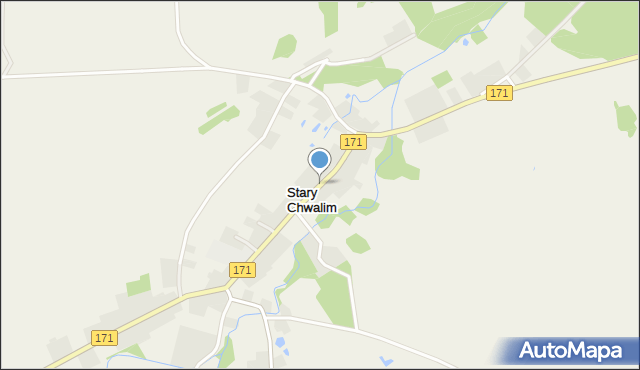 Stary Chwalim, Stary Chwalim, mapa Stary Chwalim