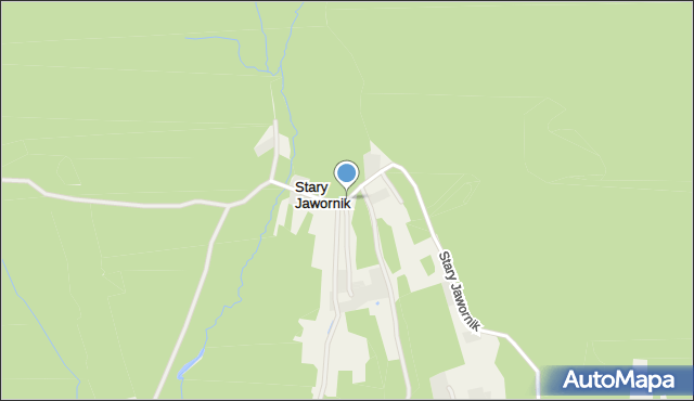 Stary Jawornik, Stary Jawornik, mapa Stary Jawornik