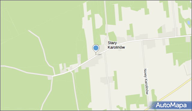 Stary Karolinów, Stary Karolinów, mapa Stary Karolinów