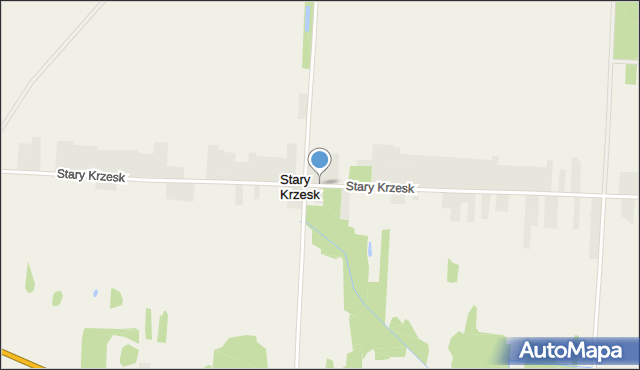 Stary Krzesk, Stary Krzesk, mapa Stary Krzesk