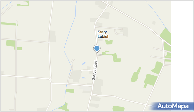 Stary Lubiel, Stary Lubiel, mapa Stary Lubiel