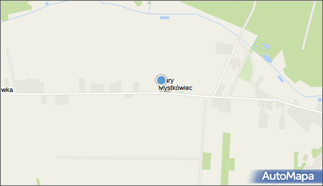 Stary Mystkówiec, Stary Mystkówiec, mapa Stary Mystkówiec