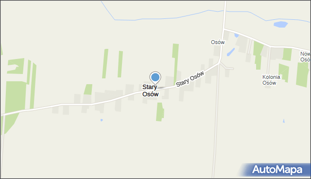 Stary Osów, Stary Osów, mapa Stary Osów