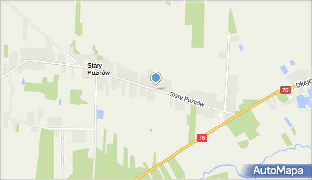 Stary Puznów, Stary Puznów, mapa Stary Puznów