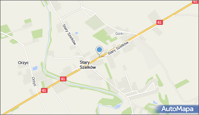 Stary Szelków, Stary Szelków, mapa Stary Szelków