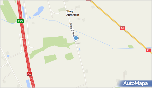 Stary Zbrachlin, Stary Zbrachlin, mapa Stary Zbrachlin
