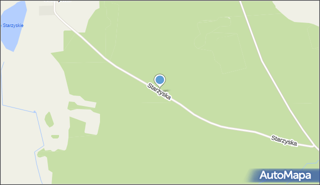 Starzyska, Starzyska, mapa Starzyska