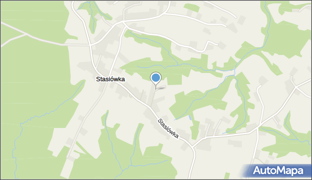 Stasiówka gmina Dębica, Stasiówka, mapa Stasiówka gmina Dębica