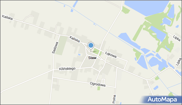 Staw gmina Szczytniki, Staw, mapa Staw gmina Szczytniki