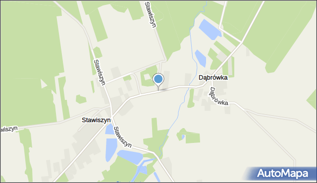 Stawiszyn gmina Białobrzegi, Stawiszyn, mapa Stawiszyn gmina Białobrzegi