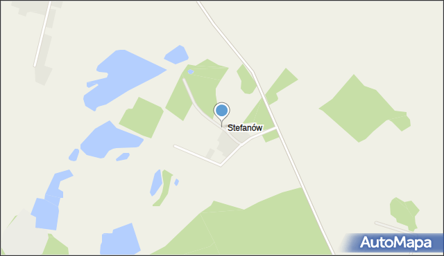 Stefanów gmina Wąsosz, Stefanów, mapa Stefanów gmina Wąsosz