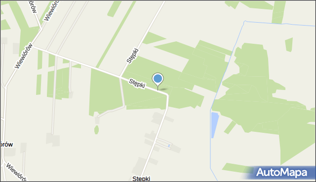 Stepki, Stępki, mapa Stepki