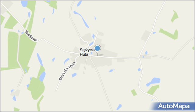 Stężycka Huta, Stężycka Huta, mapa Stężycka Huta